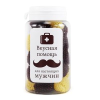 Сладкий подарок "Для настоящих мужчин" 150 мл, 00000000087, Вкусная помощь - Купить в интернет-магазине Darilka.com.ua