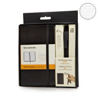 Подарочный набор Moleskine (блокнот карманный + ручка) BUNDLEPKTBLK