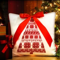 Новогодняя светящаяся подушка «Ёлочка», el,  - Купить в интернет-магазине Darilka.com.ua