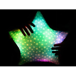 Новогодняя светящаяся подушка «Звездочка»