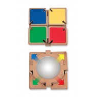Деревянная игрушка "Цветное зеркальце"