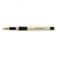 Перьевая ручка Pierre Cardin, латунный корпус-отделка золотом.