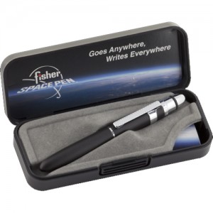 Ручка Fisher Space Pen Буллит Делюкс Грип Черная с клипсой