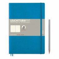 Записная книжка Leuchtturm1917, Средняя (B5), Мягкая обложка, Линейка, Лазурный