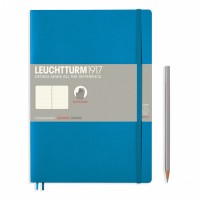 Записная книжка Leuchtturm1917, Средняя (B5), Мягкая обложка, Линейка, Лазурный