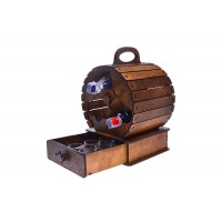 Бочка с рюмками, 51108434, Play Wood Art - Купить в интернет-магазине Darilka.com.ua