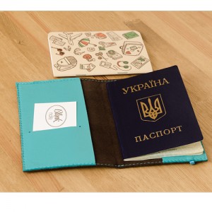 Обложка на паспорт 1.0 Орех-тиффани