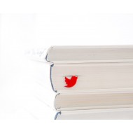 Закладка для книг Twitter (красный)