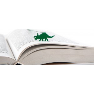 Закладка для книг Динозавр Трицератопс