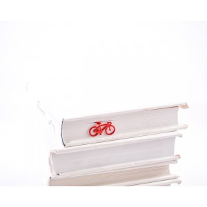 Закладка для книг Велосипед (красный)