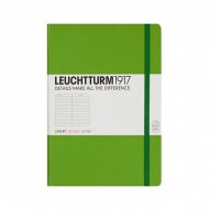 Записная книжка leuchtturm1917, Средняя, Чистые листы Лайм