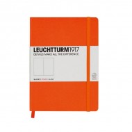 Записная книжка leuchtturm1917, Средняя, Чистые листы Оранжевый