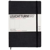 Записная книжка Leuchtturm1917, Средняя, Мягкая обложка, Точки, Черный