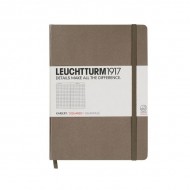 Записная книжка leuchtturm1917, Средняя, Чистые листы Серо-коричневый