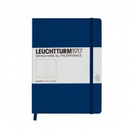Записная книжка leuchtturm1917, Средняя, Чистые листы Темно-Синий