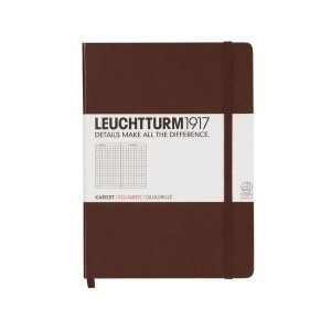 Записная книжка leuchtturm1917, Средняя, Чистые листы Шоколад