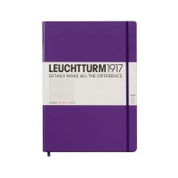 Записная книжка leuchtturm1917, A4+, Мастер Слим, 121 стр., Чистые листы Лаванда