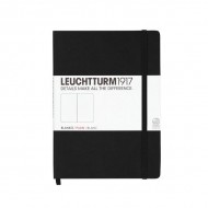 Записная книжка leuchtturm1917, Средняя, Чистые листы Черный