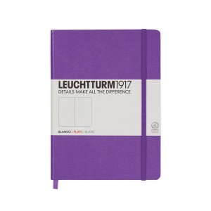 Записная книжка leuchtturm1917, Средняя, Чистые листы Лаванда