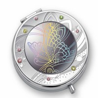 Зеркальце "Голографическая бабочка", 98-0531A, Jardin D'ete (Франция) - Купить в интернет-магазине Darilka.com.ua